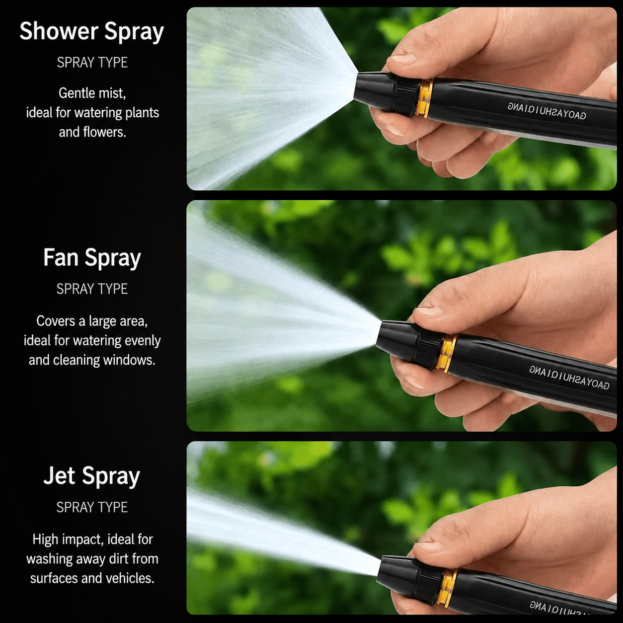 Powerful pressure washer for car, home &garden