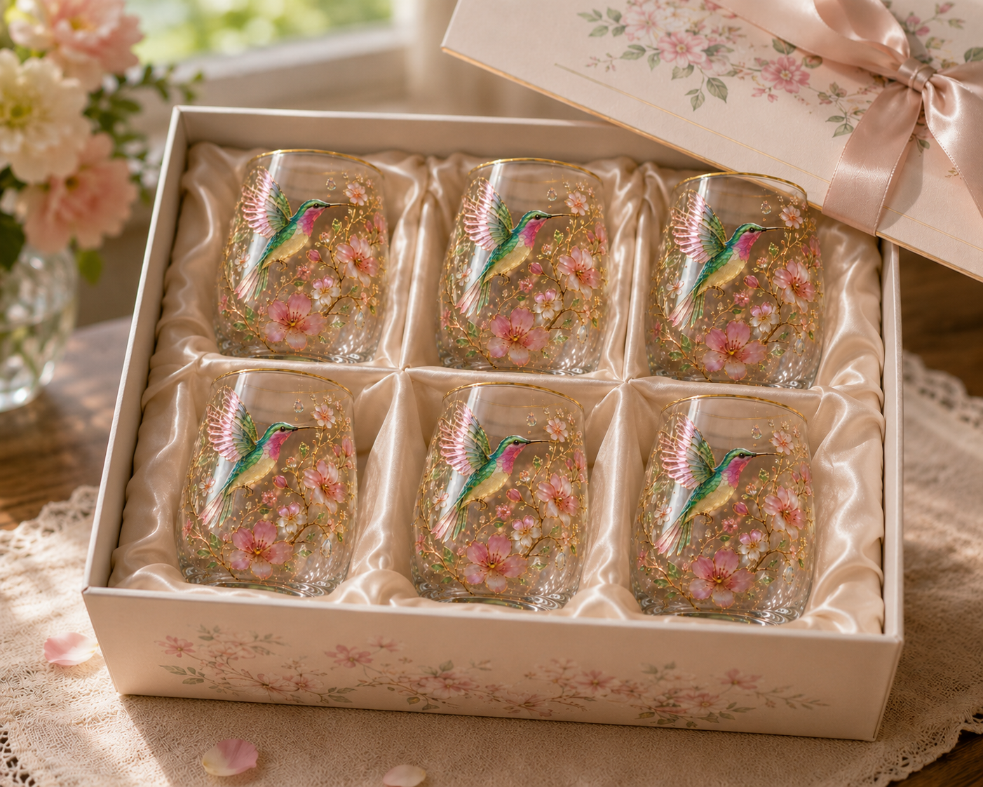 🌸🌿 2026 Limited Edition: Hope Garden - Glass Teacup ☀️☕