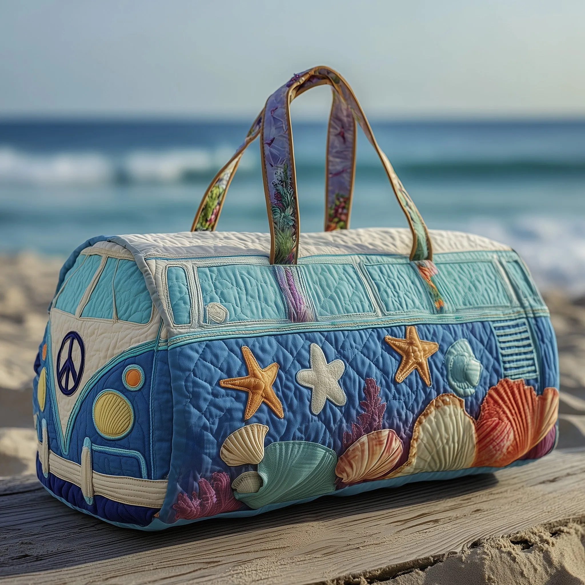 Hippie Journey Quilted Duffle Bag-Fashion Trends in 2026