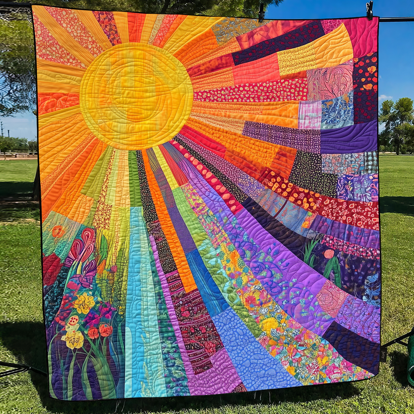 Marivn® Cheerful Sunshine Quilted Blanket