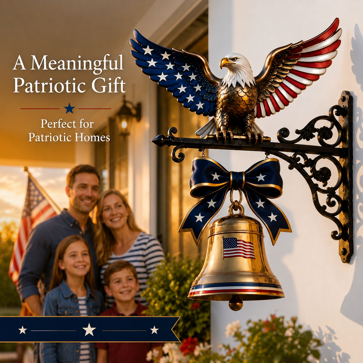 🔔 Ring in the Semiquincentennial: 1776-2026 "Spirit of Liberty" Eagle Bell