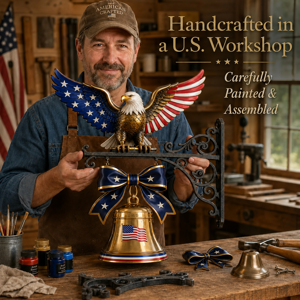 🔔 Ring in the Semiquincentennial: 1776-2026 "Spirit of Liberty" Eagle Bell