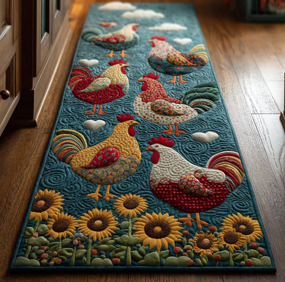 3D Stereoscopic Visual Effect Animal & Nature Themed Runner Carpet Non-Slip Wear-Resistant Washable Polyester Hallway Rug for Living Room Corridor Home Decoration