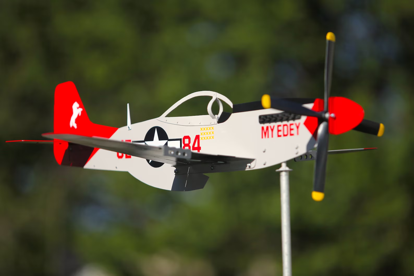 ✈️ Handcrafted Military Aircraft Weathervane — Aviation Decor That Moves With The Wind