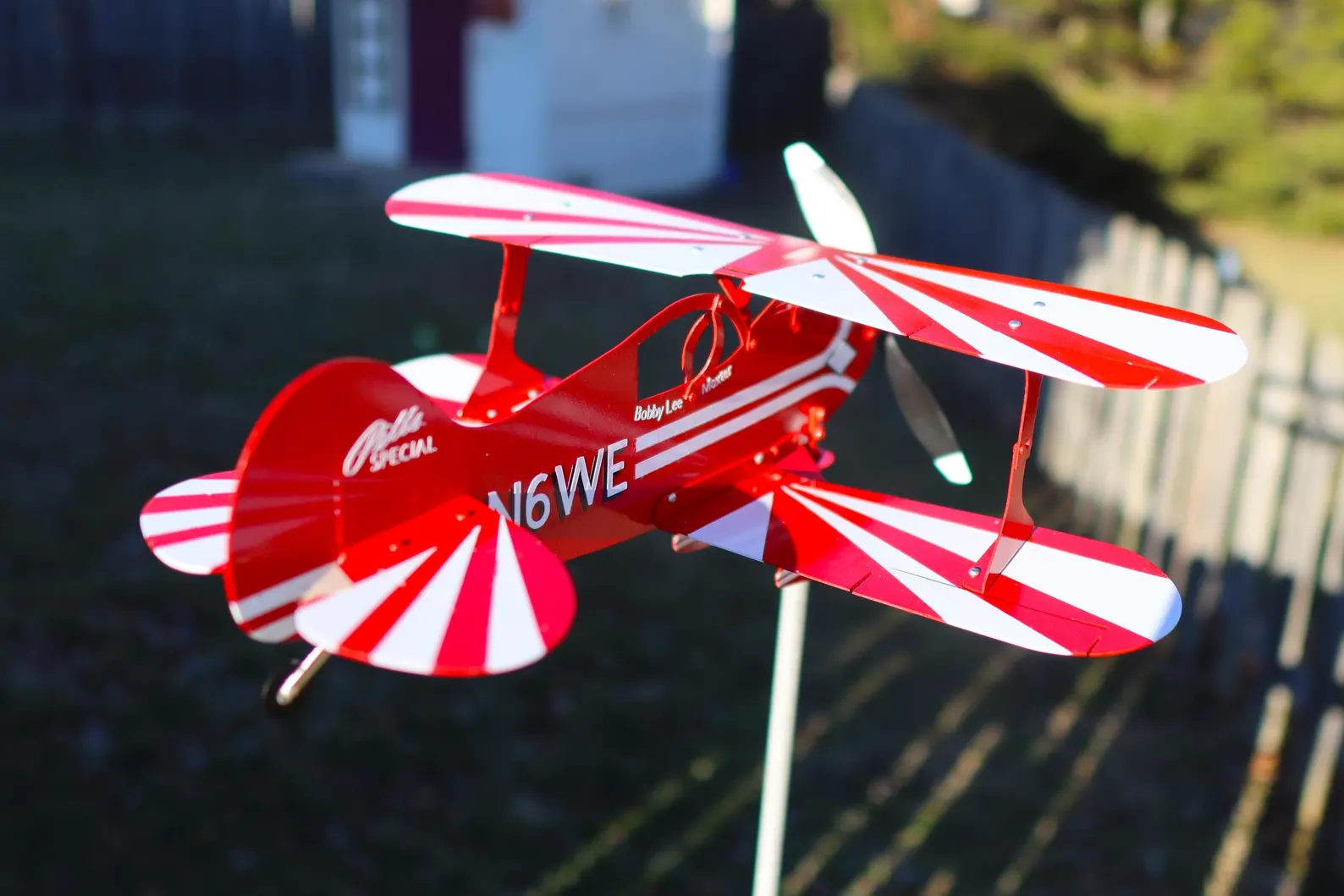 ✈️ Handcrafted Military Aircraft Weathervane — Aviation Decor That Moves With The Wind