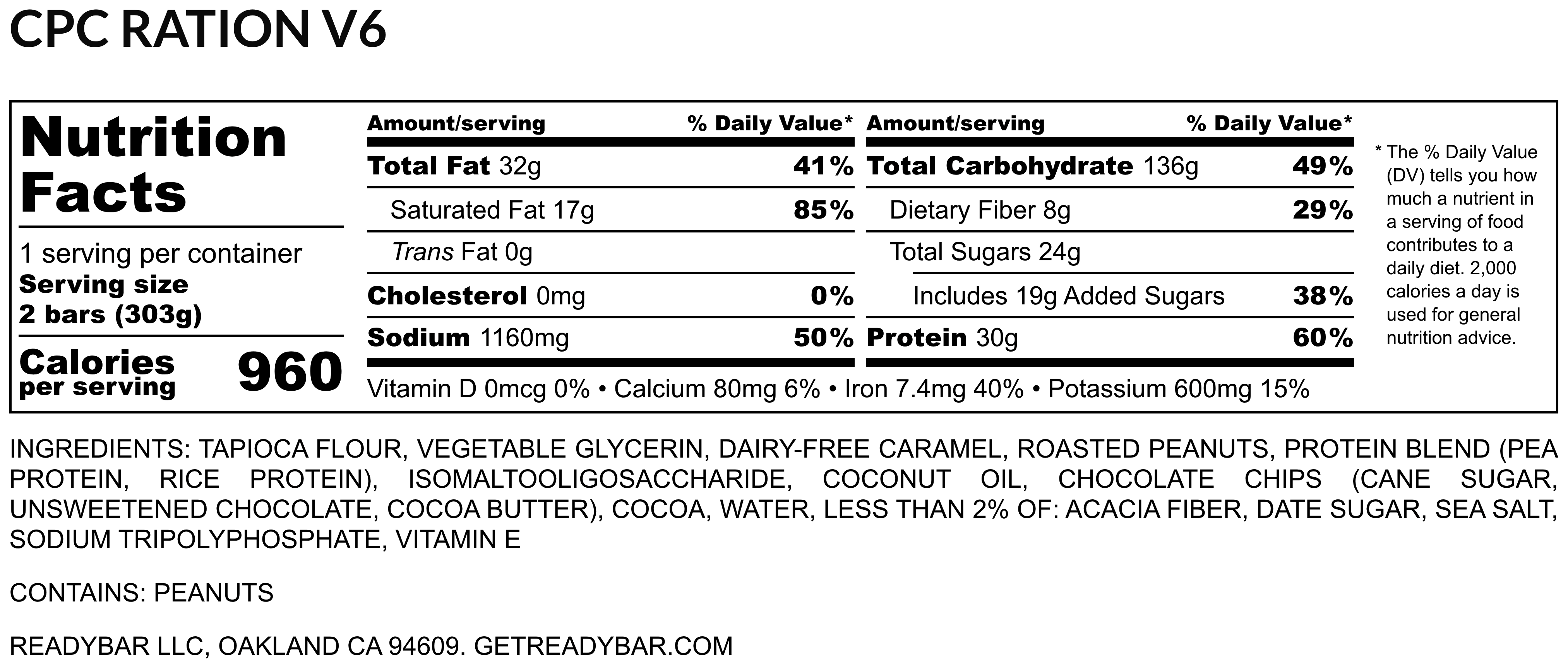 EABO Chocolate Peanut Caramel Full Size - Sample Bar