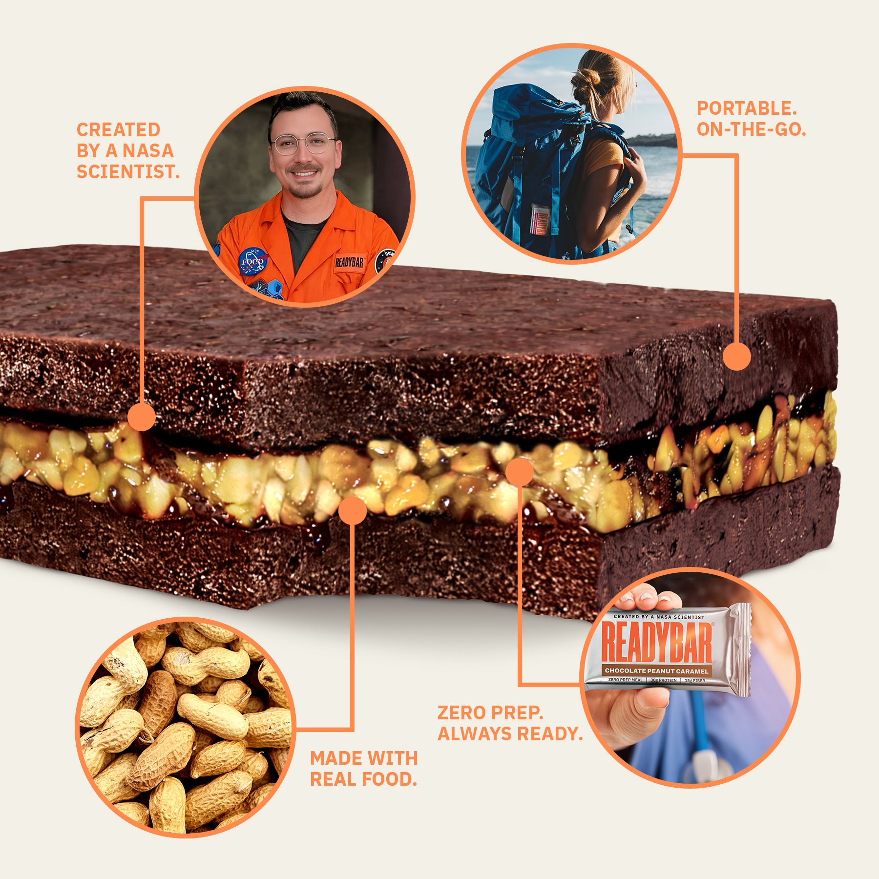 CHOCOLATE PEANUT CARAMEL MEAL BAR (4-ct)