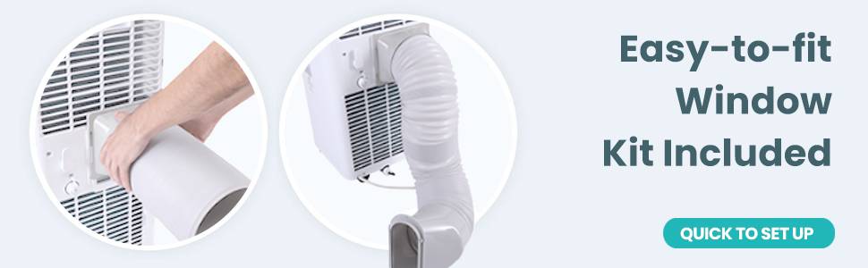 Refroidisseur d'air 3-en-1 8000 BTU avec déshumidificateur