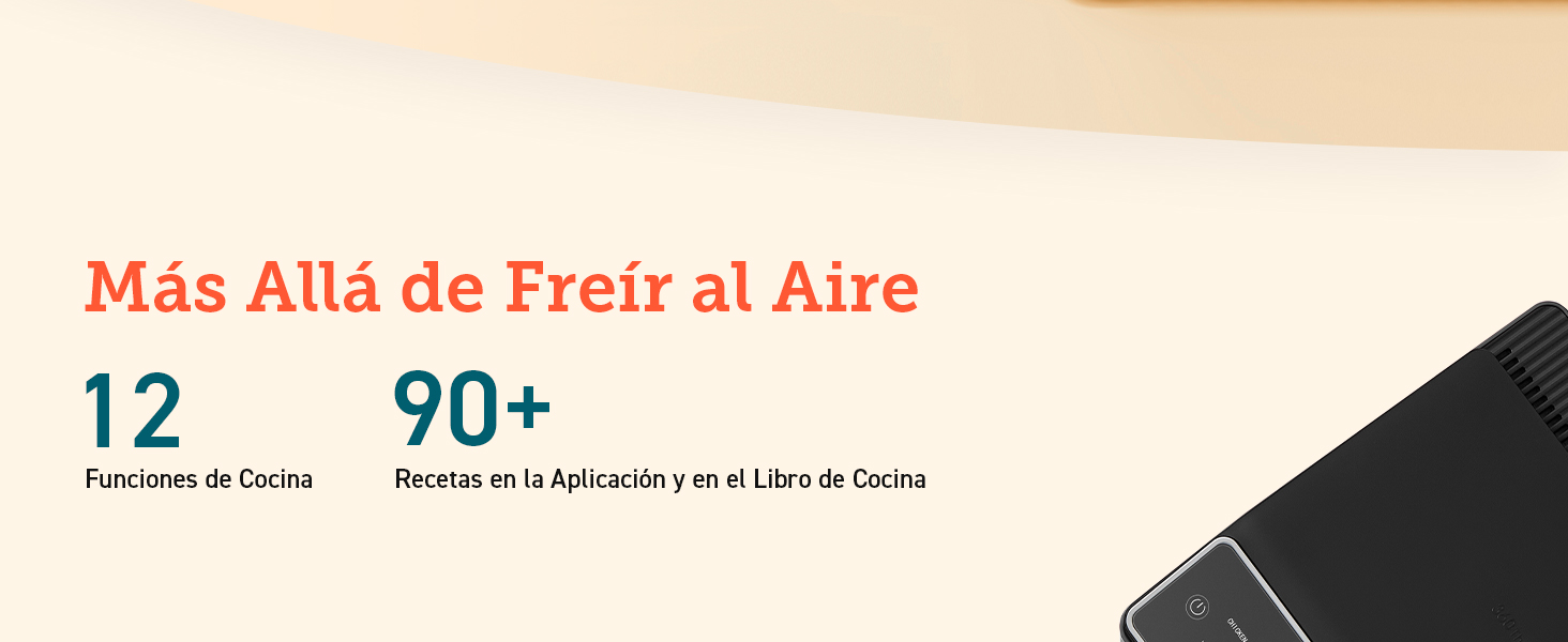 12 fonctionnalités de cuisine, plus de 90 recettes dans l'application et le livre de recettes