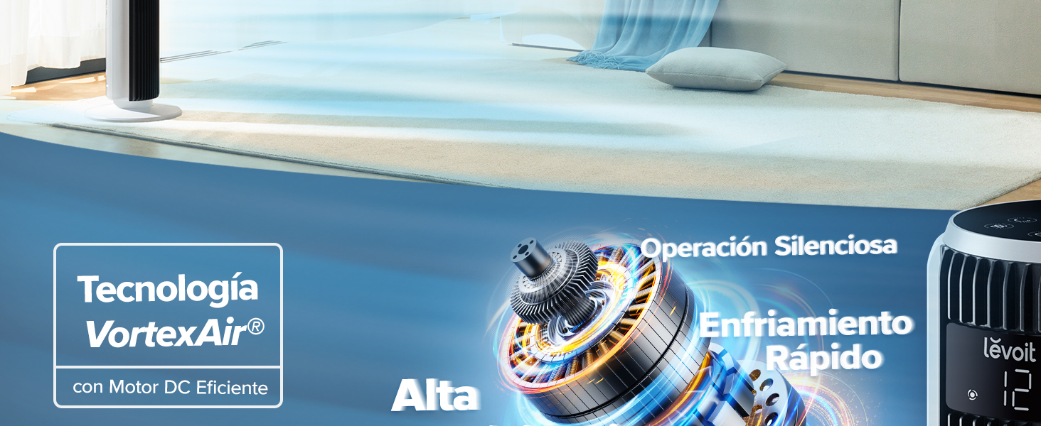 Ventilateur Vortexair avec moteur CC efficace