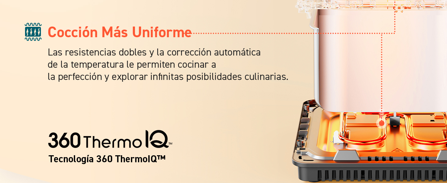 Cuisson plus uniforme
