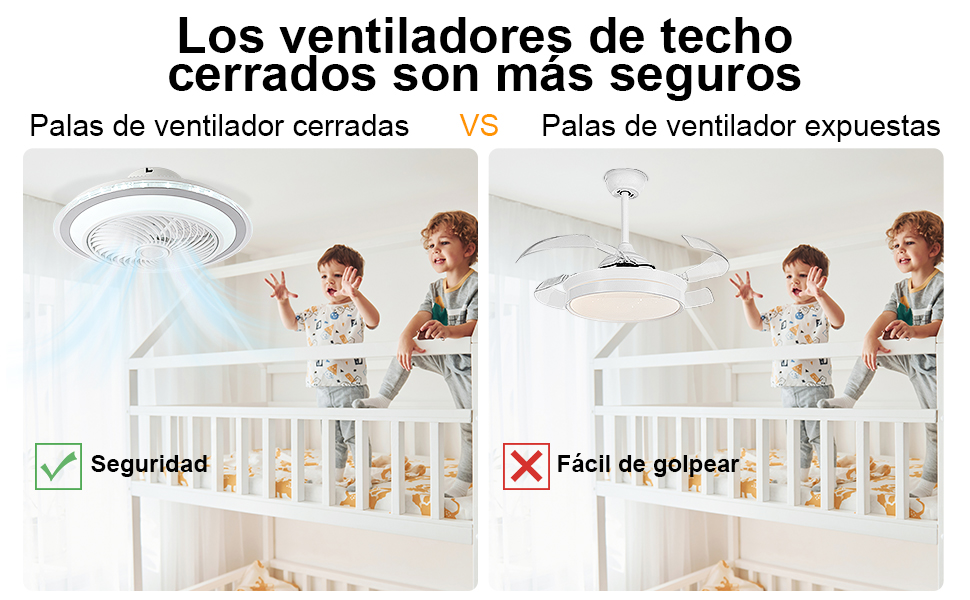 ventilateur de plafond avec lumière
