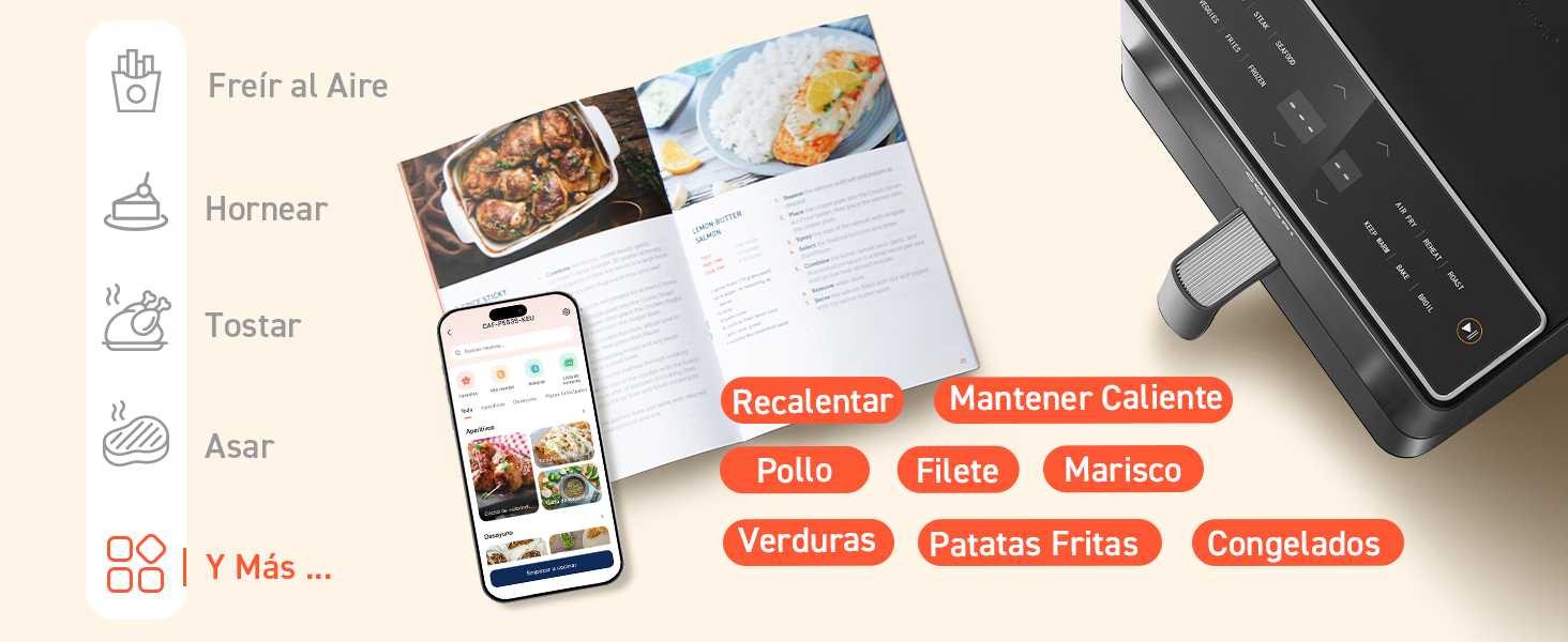 Réchauffer Garder au chaud Poulet Steak Fruits de mer Légumes Frites Surgelé
