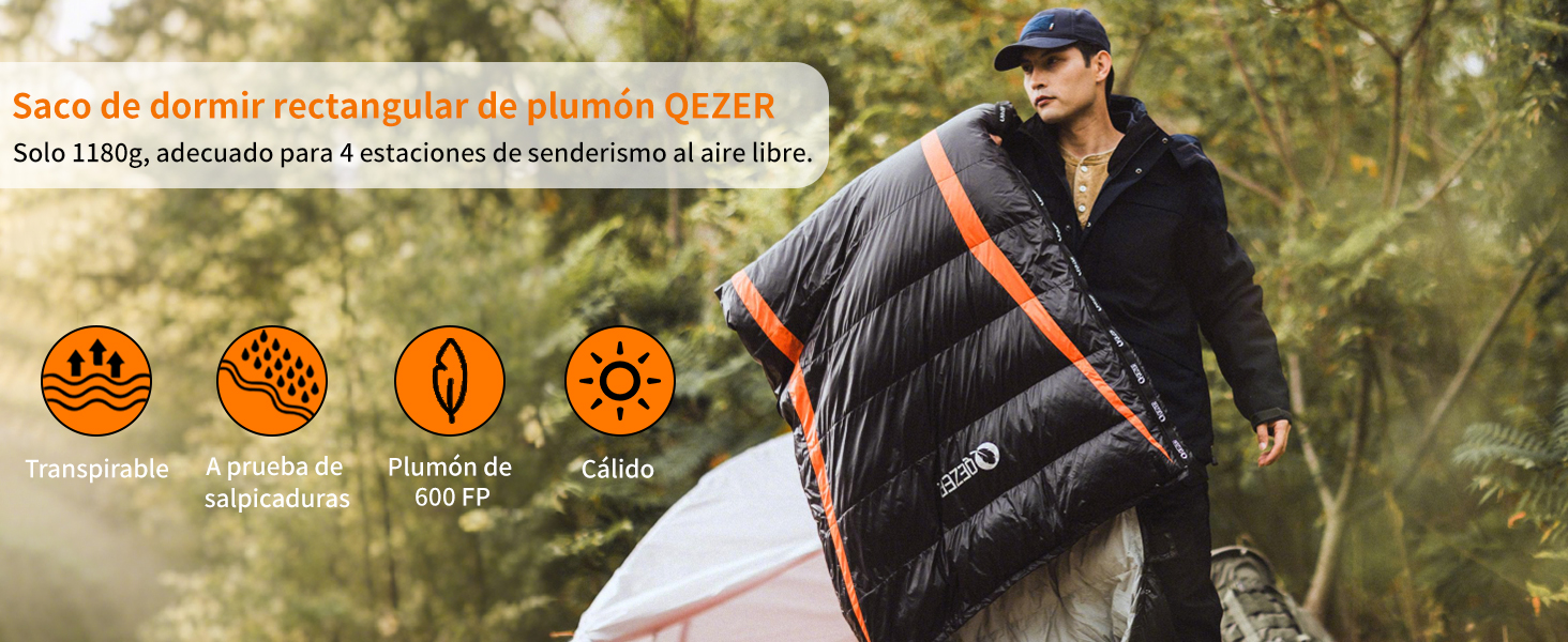 down sleeping bag