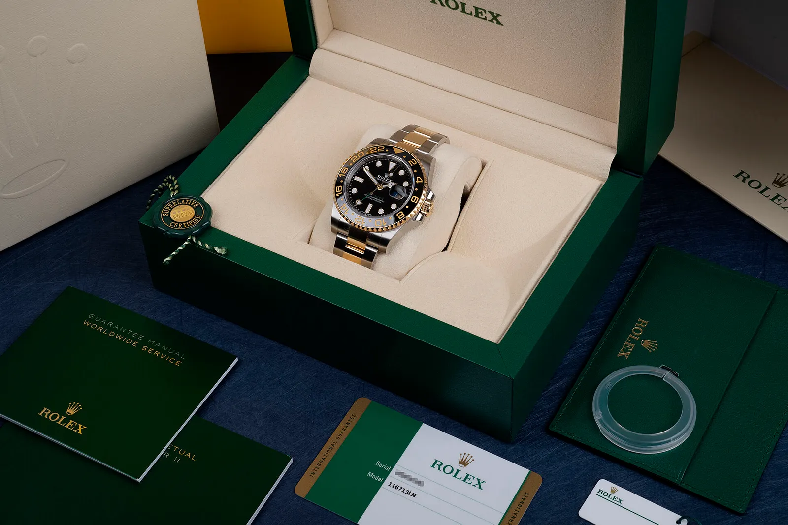 ref 116713LN | 'NOS' Complete Set | Rolex GMT-Master II