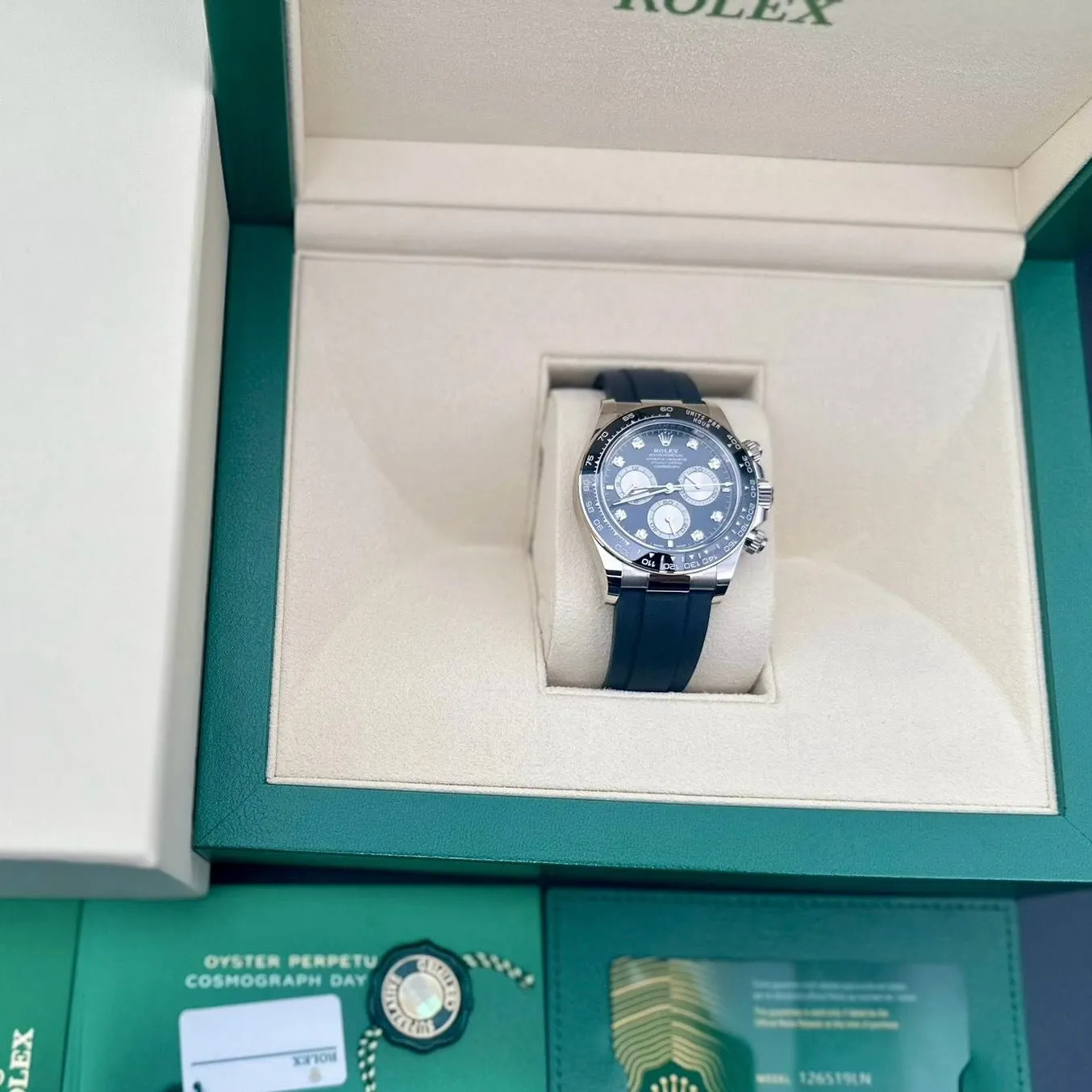 2023 ROLEX DAYTONA 126519LN DIAMOND DIAL