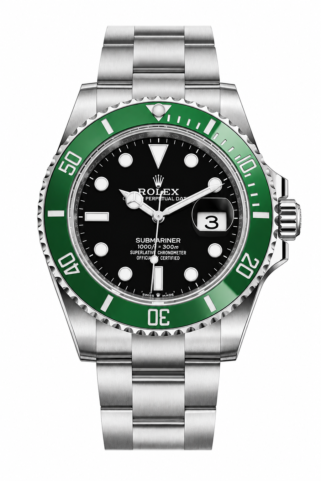 Rolex Submariner 41 Automatik-Chronometer-zertifizierte Herrenuhr, schwarzes Zifferblatt, Modell 126610LN; grünes Zifferblatt, Modell 126610LV, neues Modell 2020