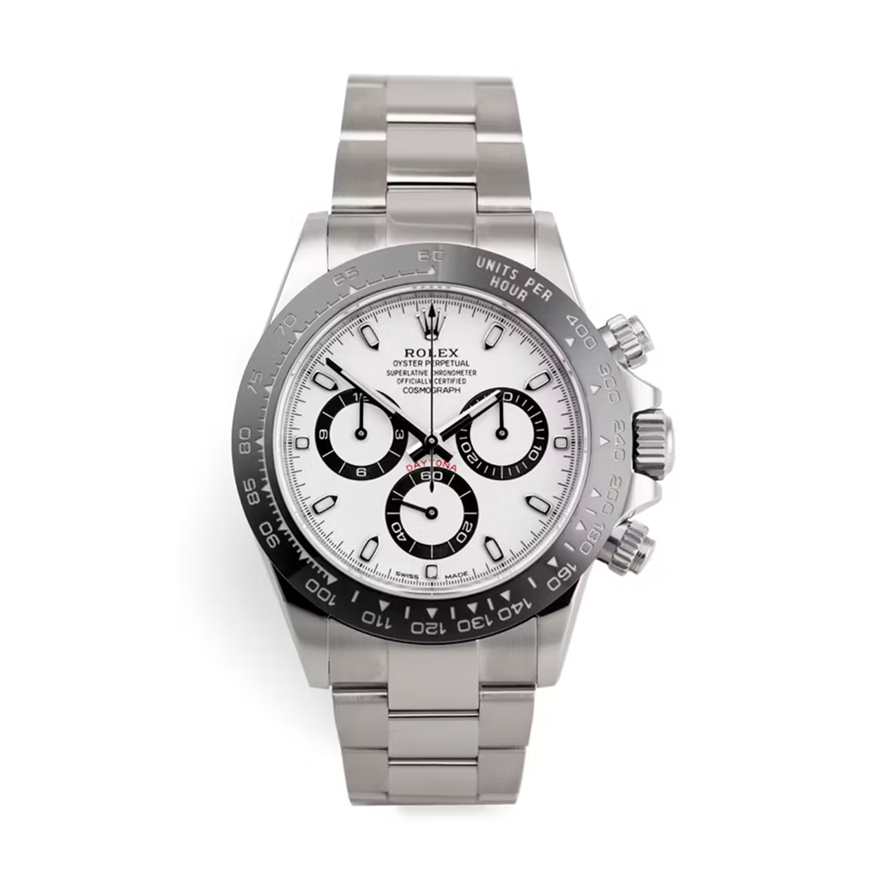 ROLEX 116500LN COSMOGRAPH DAYTONA "PANDA ZIFFERBLATT" CERACHROM-LÜNETTE