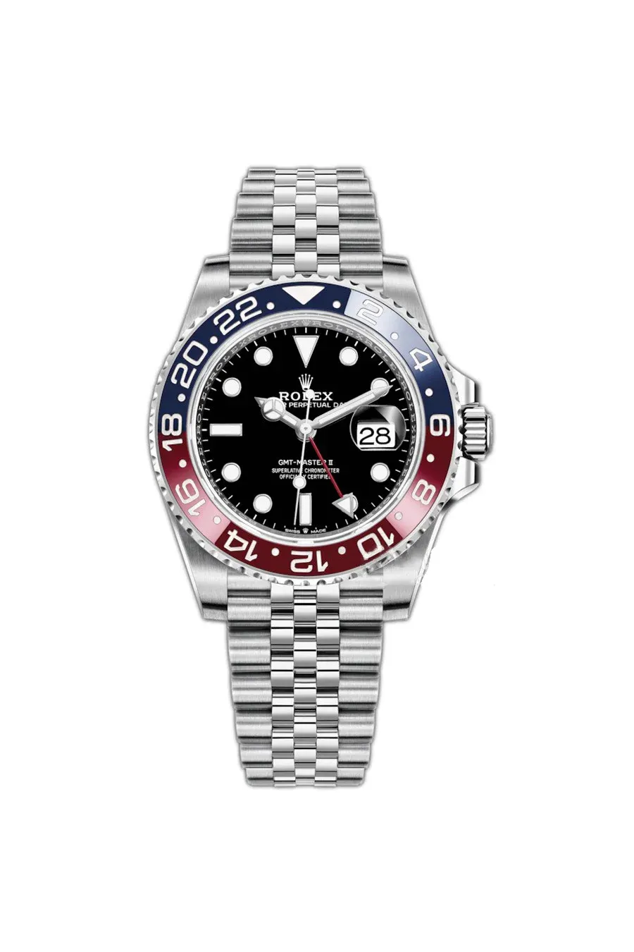 ROLEX 126710BLRO GMT-MASTER II "PEPSI" ROLEX WARRANTY TO 2025
