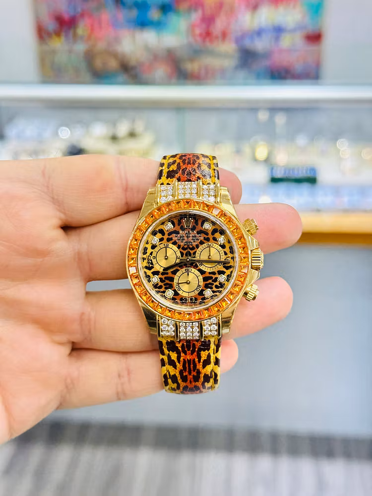 Rolex Daytona 116598 Saco Factory Leopard Unworn