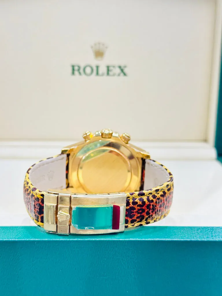 Rolex Daytona 116598 Saco Factory Leopard Unworn