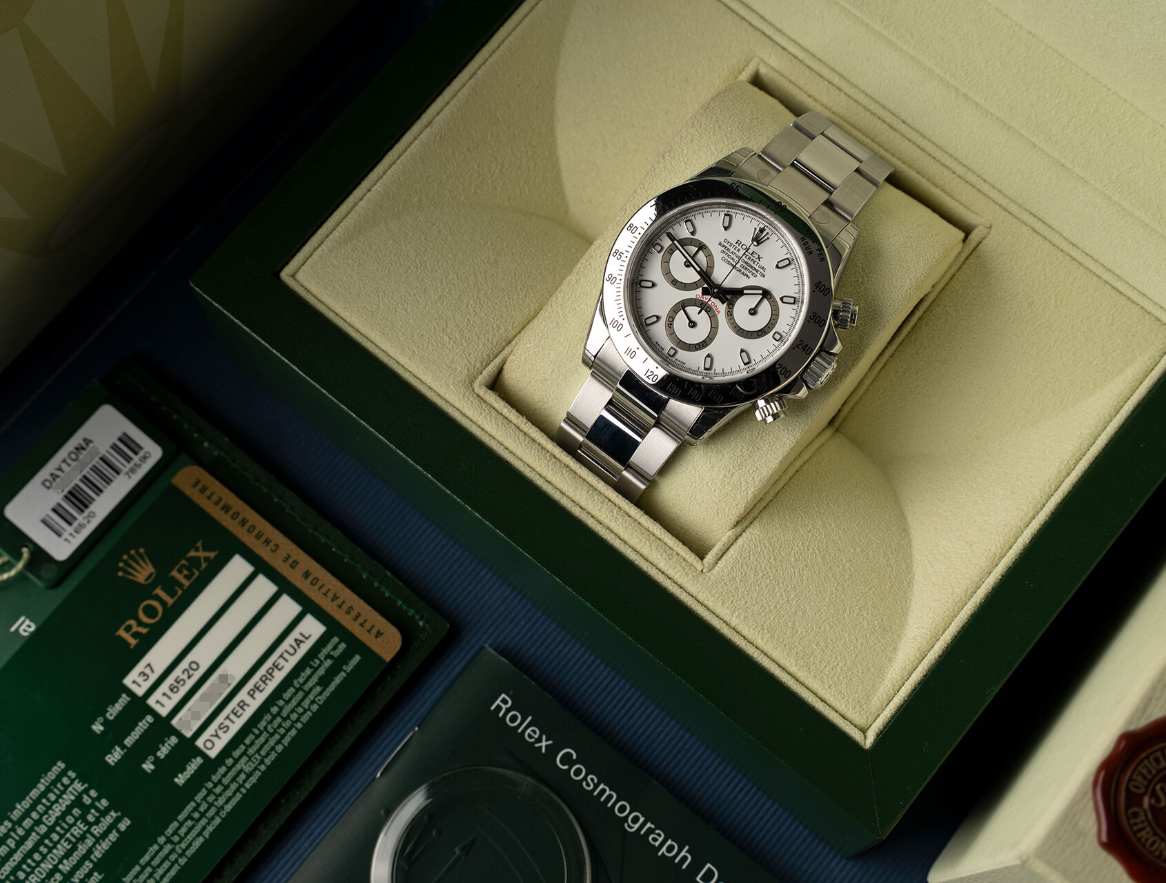 Rolex Cosmograph Daytona Steel Men's Luxury Watch 16520