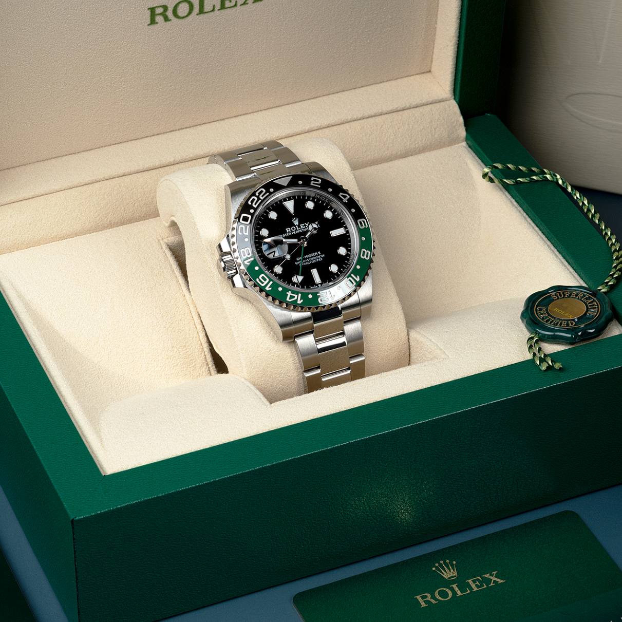 Rolex GMT-Master II 40 mm Oystersteel Men's Watch 126720VTNR-0001