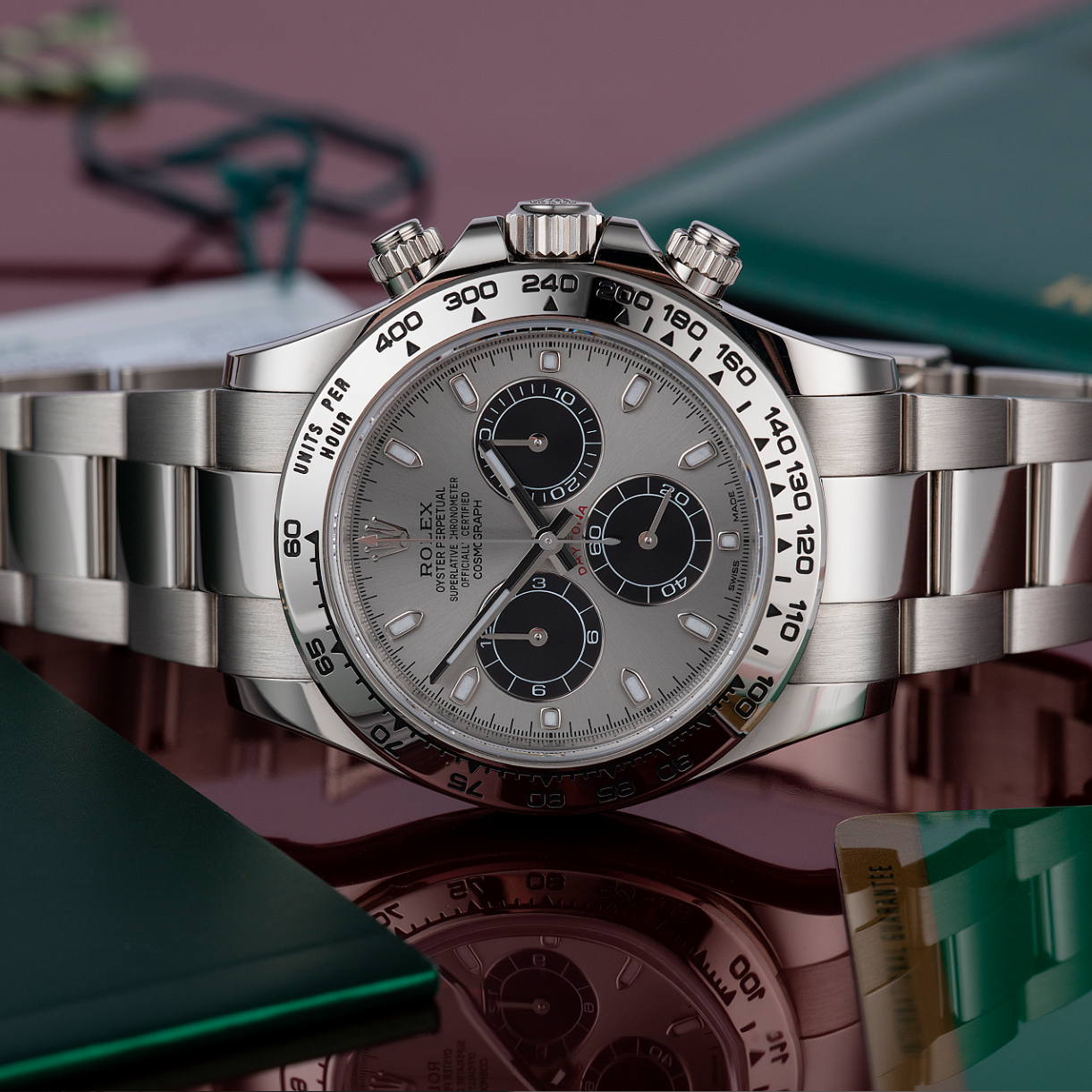 Rolex Cosmograph Daytona White Gold Men's Watch 116509