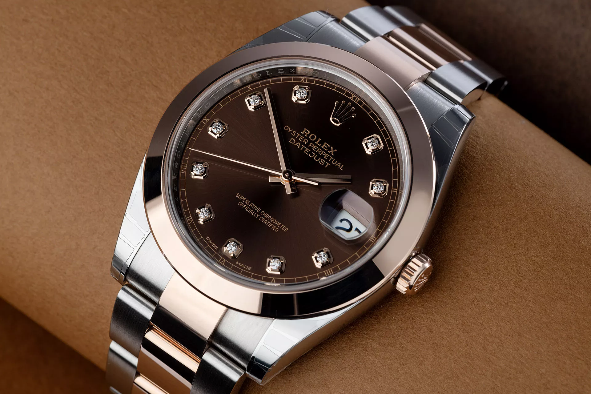 ref 126301 | 'Everose Gold & Steel' Complete Set | Rolex Datejust 41