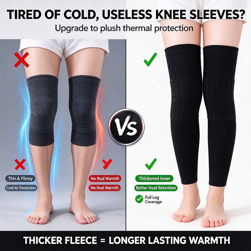Long Knee Pads for Men and Women, One Size ,Thickened and warm🦵