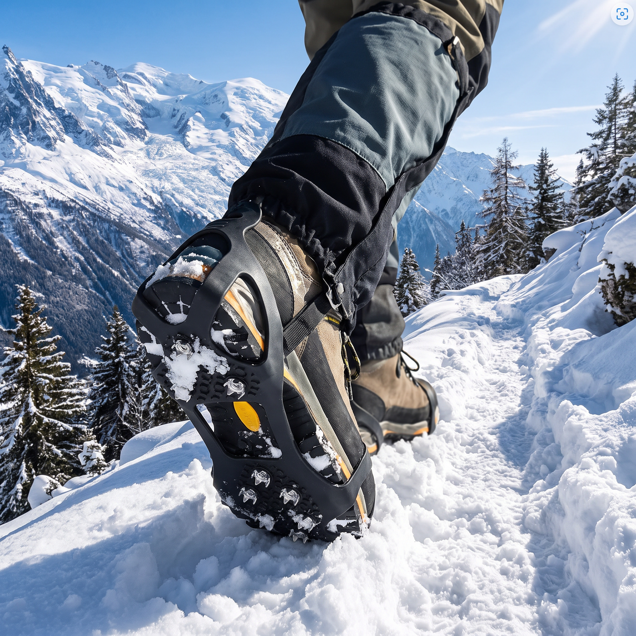 Winter Commuting Non-Slip 10-Stud Steel Ice Cleats 🚶‍♂️❄️