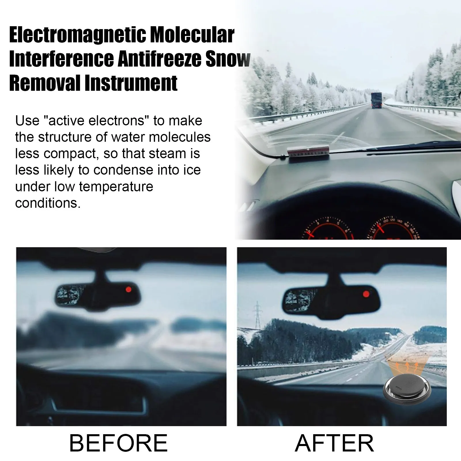 🔥Last Day 49% OFF - Anti-freeze Electromagnetic Car Snow Removal Device
