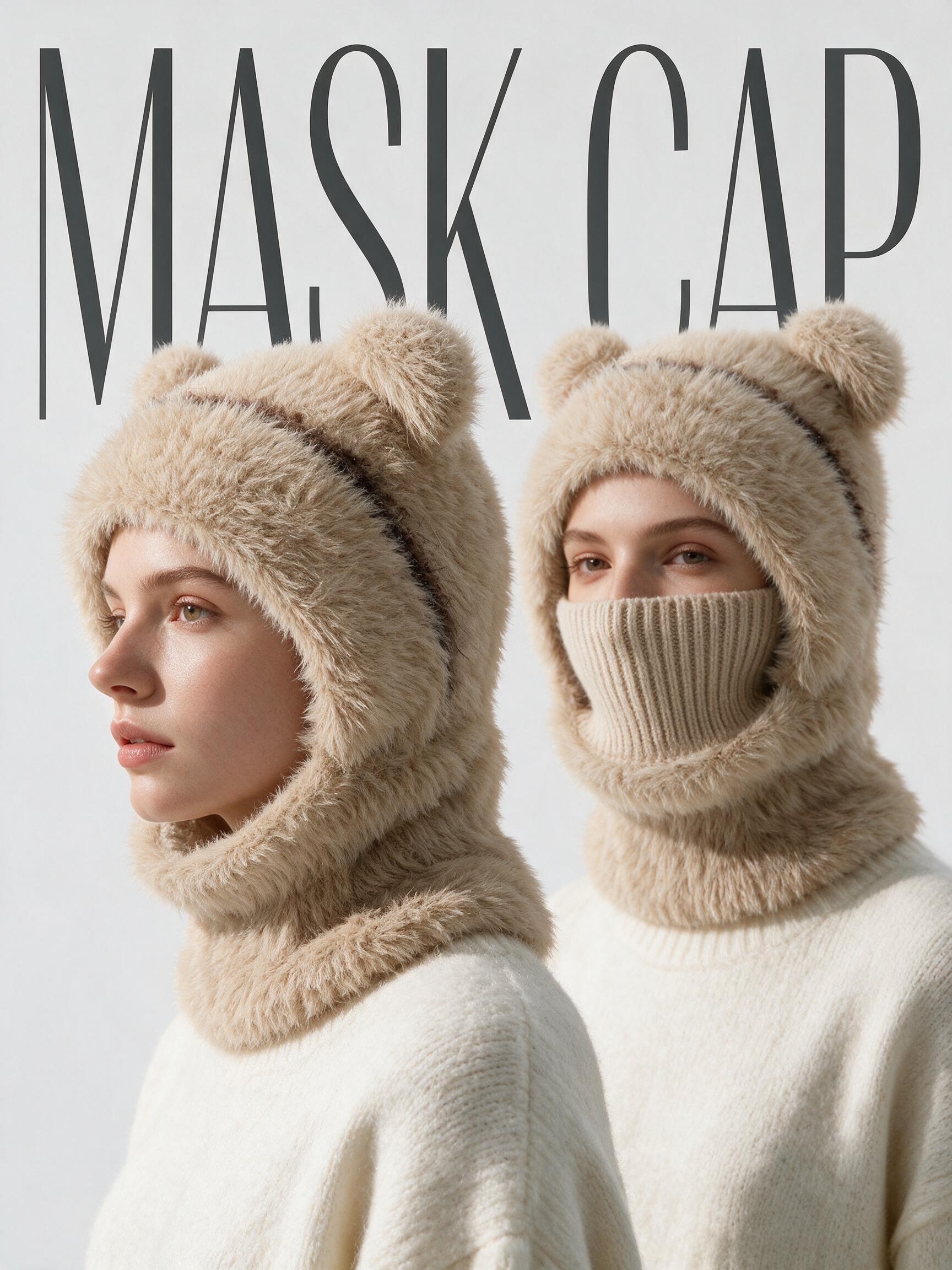 Cozy Bear Ear Beanie