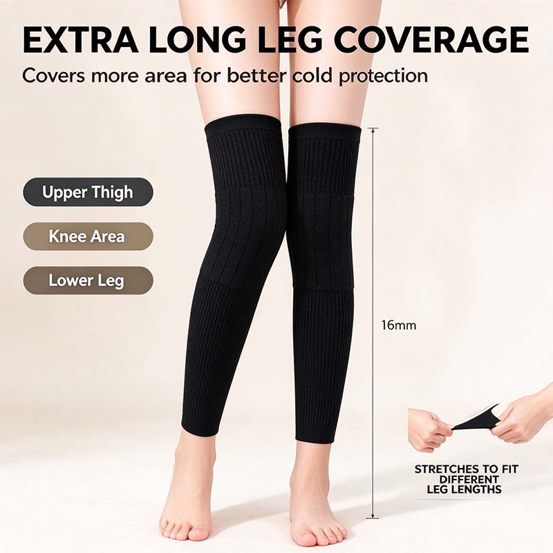 Long Knee Pads for Men and Women, One Size ,Thickened and warm🦵