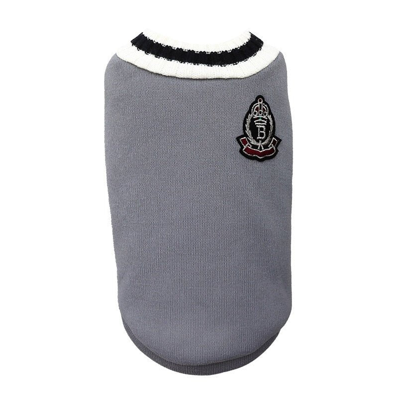 Adorable college style cat sweater