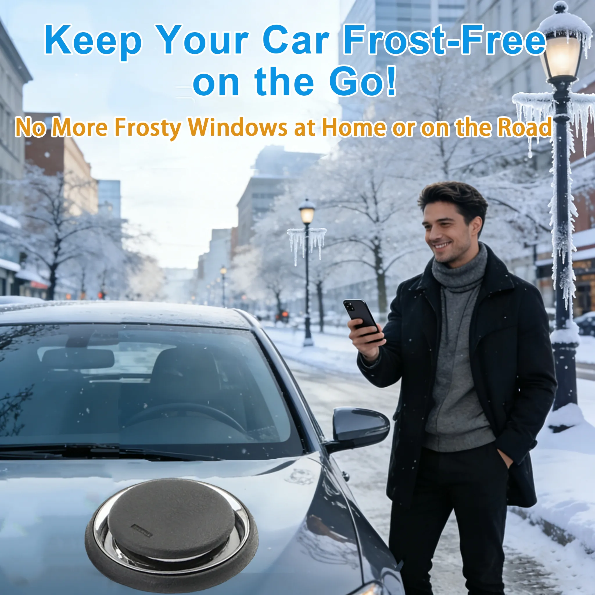 🔥Last Day 49% OFF - Anti-freeze Electromagnetic Car Snow Removal Device
