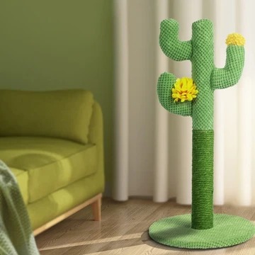 Cactus design adorable cat scratching post