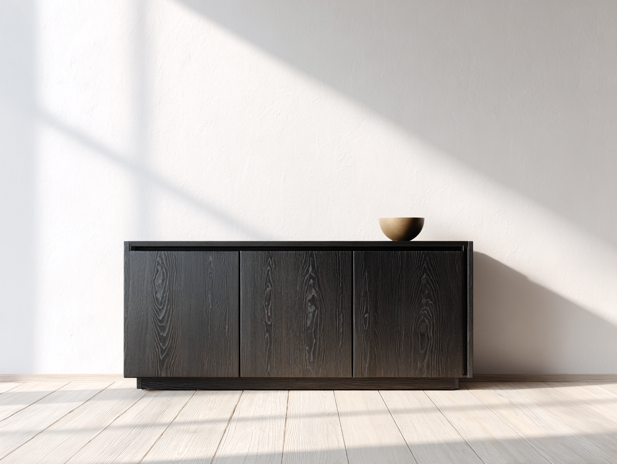 Mobile ingresso-MDF-168x40x73 cm-nero-design moderno-Lavoiacasa