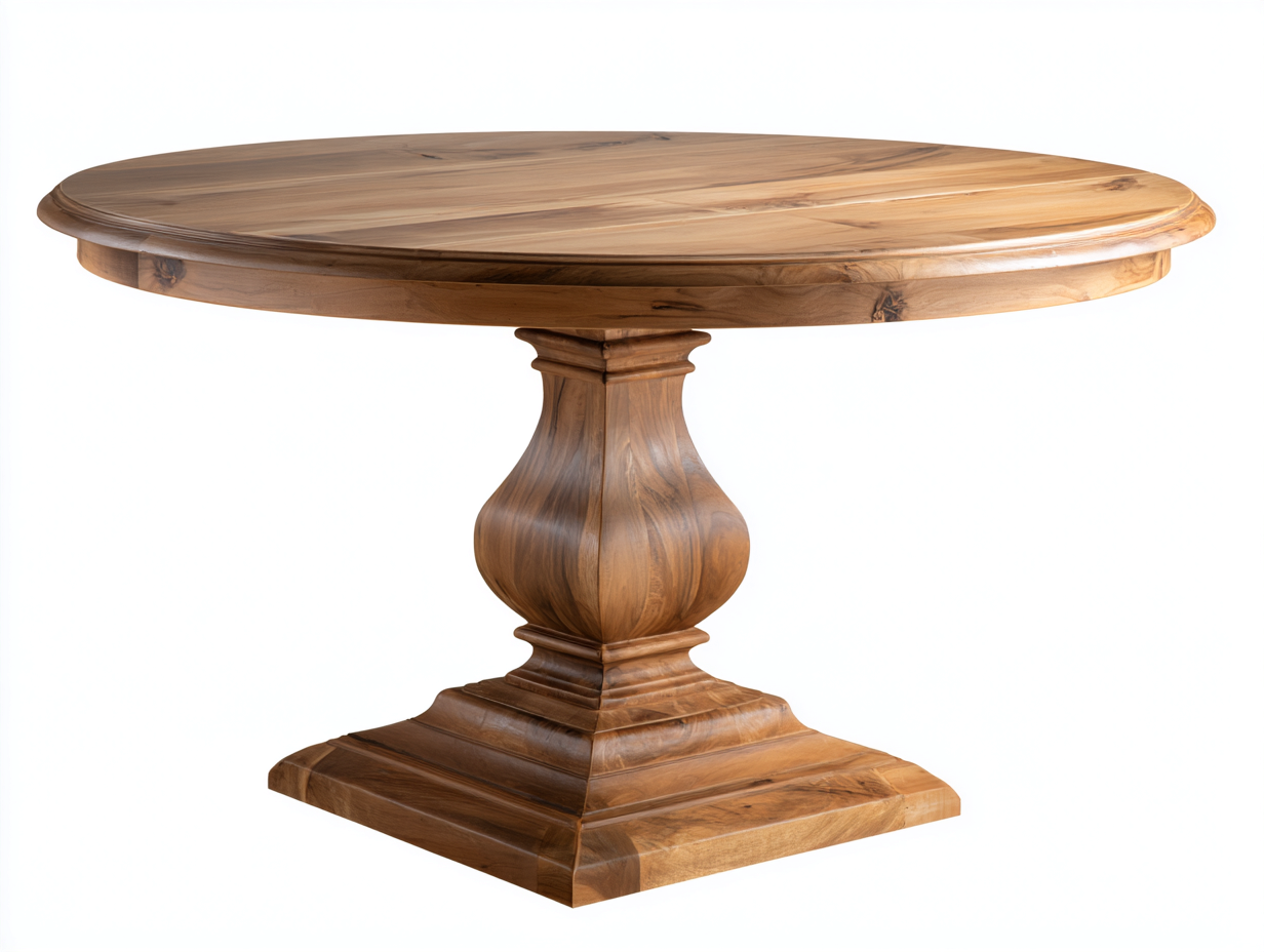 Tavolo da giardino - Legno - 120x120x76 cm - Marrone miele - Classico-Lavoiacasa