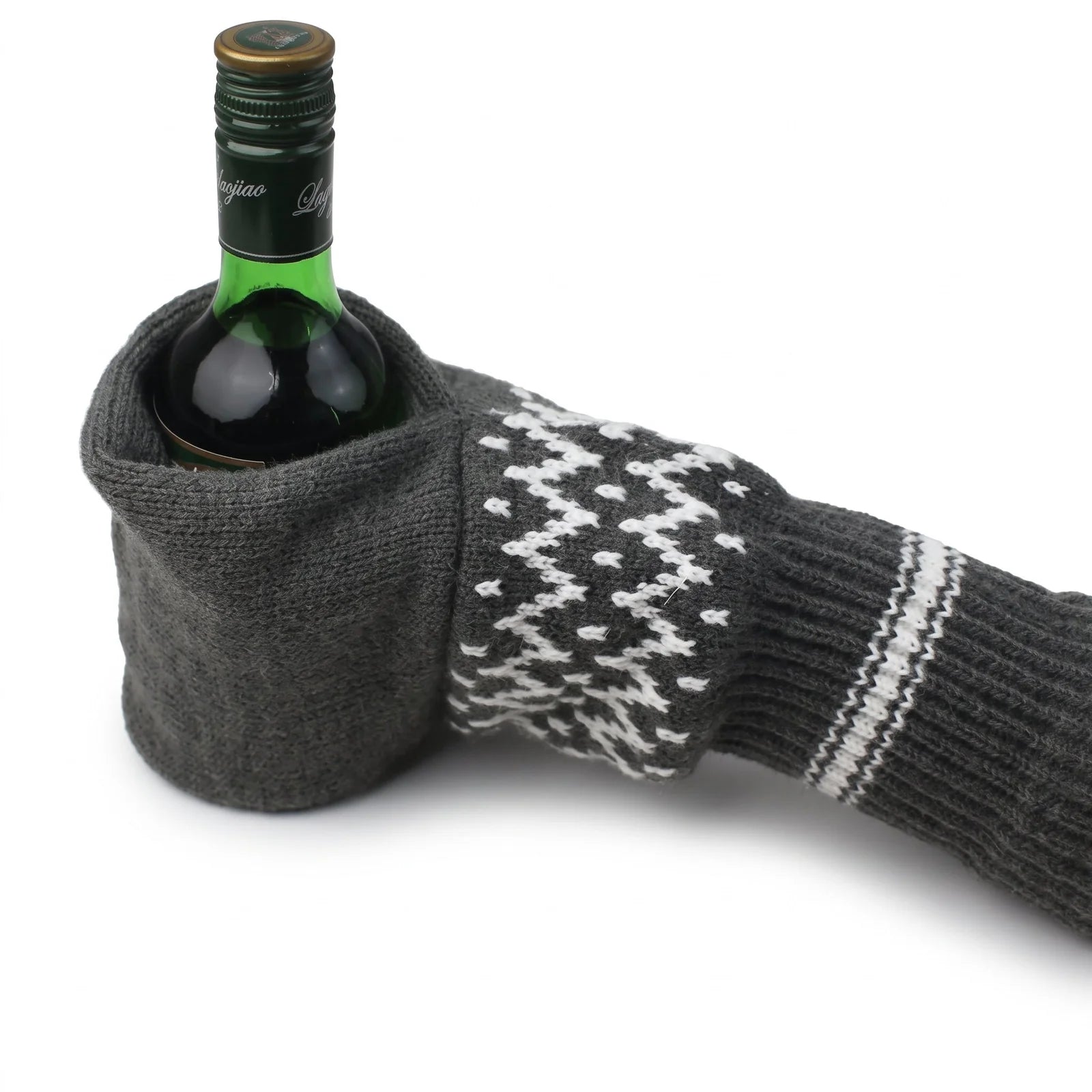 💥49% OFF 🧤Knitted Striped Thermal Beer Glove