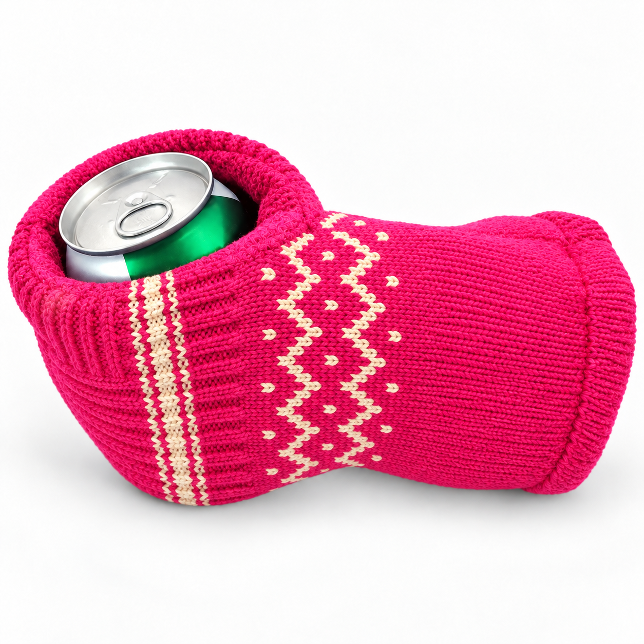 💥49% OFF 🧤Knitted Striped Thermal Beer Glove