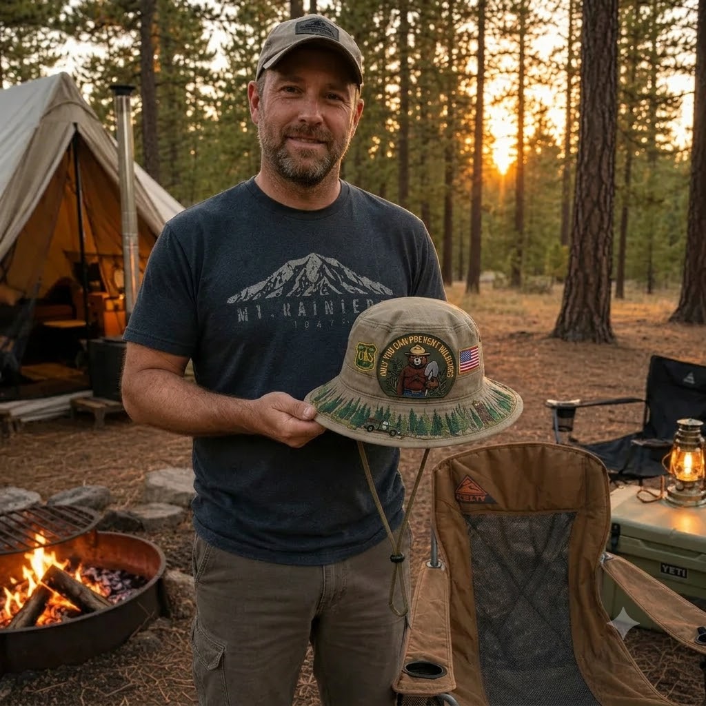 🔥Last Day Promo: 49% OFF - 🐻USFS Only You Can Prevent Wildfires Boonie Hat🌲