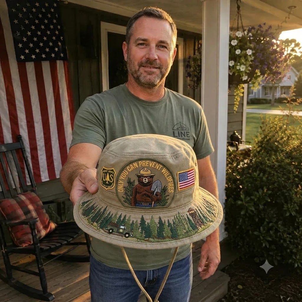 🔥Last Day Promo: 49% OFF - 🐻USFS Only You Can Prevent Wildfires Boonie Hat🌲