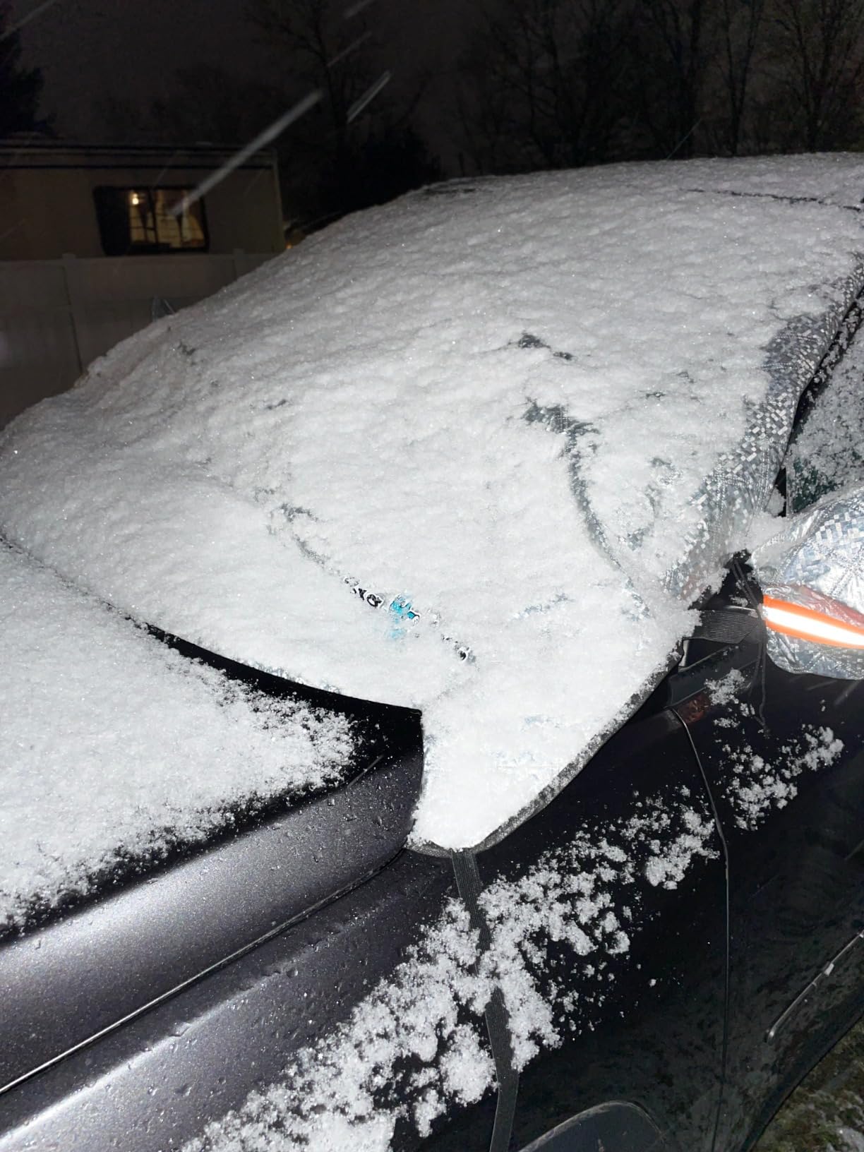 Customer magnetic windscreen cover photo