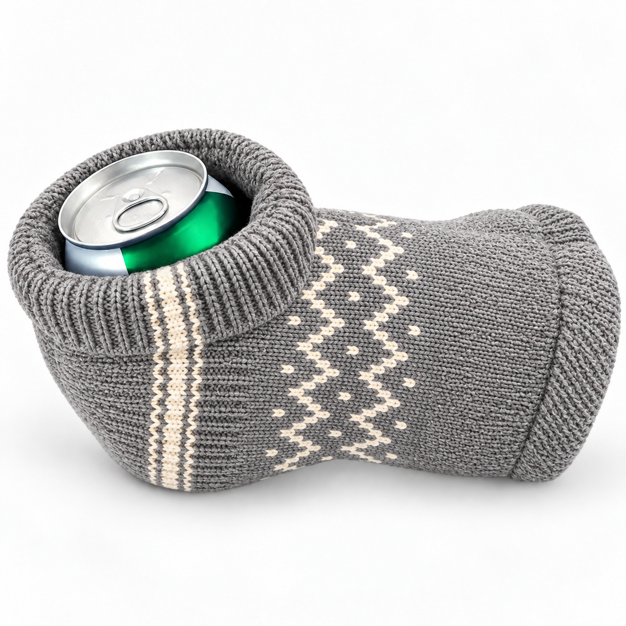 💥49% OFF 🧤Knitted Striped Thermal Beer Glove