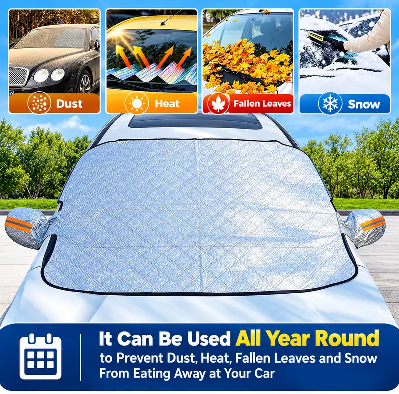 ❄️No More Scraping Frozen Windscreens - Magnetic Frost Cover