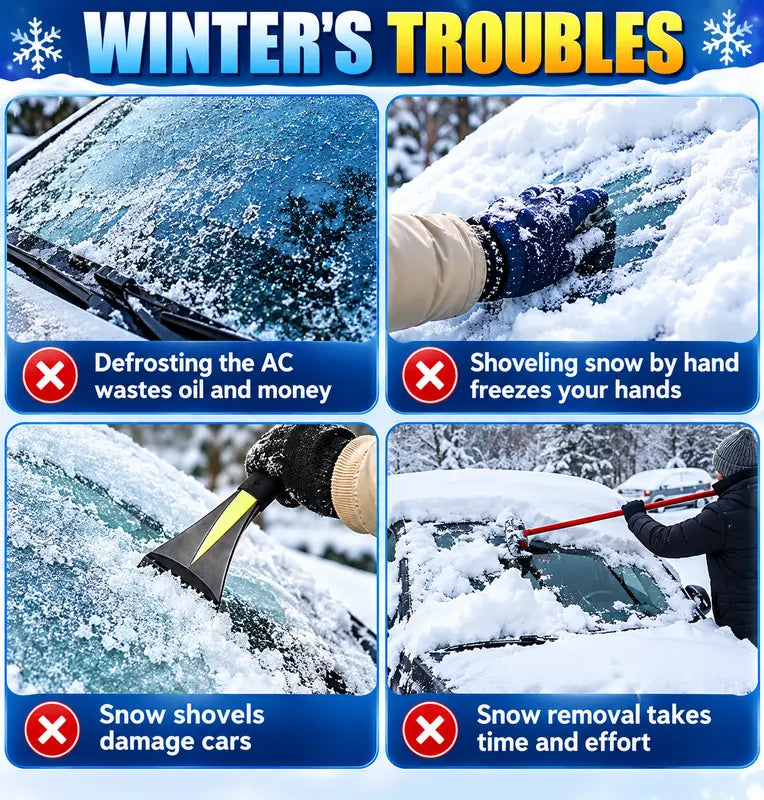 ❄️No More Scraping Frozen Windscreens - Magnetic Frost Cover