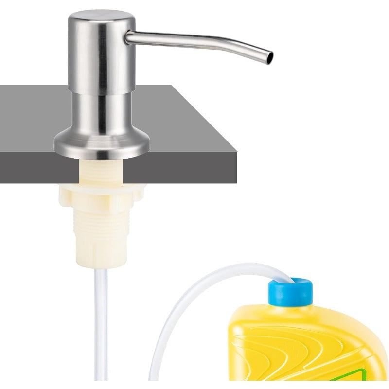 Stainless Steel Built-In Soap Dispenser
