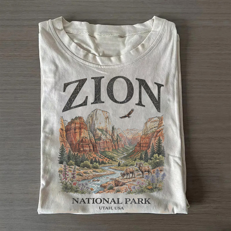 Zion National Park Vintage T-Shirt