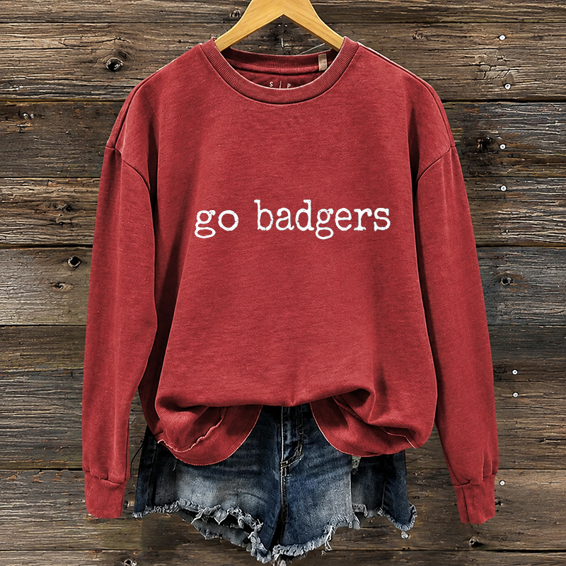 Wisconsin Badgers Football Fan Sweatshirt